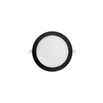Cata CT-5125B 6W Slim Led Panel siyah kasa yuvarlak aydınlatma Armatür Sıcak Beyaz 3200K ışık