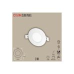 Cata ( CT-5144 ) Slim Panel 3W LED Panel Armatür – GÜNIŞIĞI (3200K)