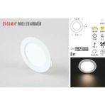 Cata Ct-5146 9W 4 İnç Slim Led Panel Armatür