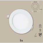 Cata CT-5146 9W/3200K Alm. Panel Led Armatür (Günışığı-12 Adet)