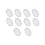 Cata Ct-5169 10 Adet 18W Slim Led Panel Armatür Alüminyum Kasa Beyaz renk-gun-isigi