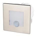 Cata CT-5183 1.5W Radar Sensörlü LED Duvar Aydınlatma Saten Kasa Beyaz Renk 6400K Soğuk Beyaz Işık