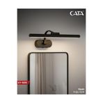 Cata CT-5212 Yeni Seri 7 Watt Duvar Aplik Ayna Üstü Aplik Siyah/Eskitme Kasa Beyaz/Günışığı Seçenekli