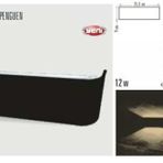 Cata CT-5213 12w Penguen Led Aplik siyah Kasa Ampul