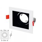 Cata CT-5222 Beyaz Siyah Kasa Pars Kare Spot