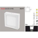 Cata Ct-5234 18 Watt Sıva Üstü Kare Led Armatür (408151073) Beyaz renk-beyaz