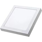 CATA CT-5234 18W Panel LED Armatür Beyaz Kare Sıva Üstü Metal Kasa Beyaz Işık 6400k - 6400K - Beyaz