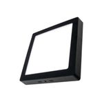 Cata CT-5236 18W Panel LED Armatür Siyah Kare Sıva Üstü Metal Kasa Beyaz Işık 6400K