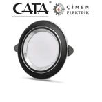 Cata Ct 5258 Siyah Kasa Zepra Led Spot 6W 3 Renkli Vitrin
