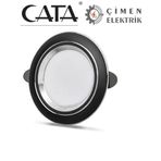 Cata Ct 5258 Siyah Kasa Zepra Led Spot 6W 3 Renkli