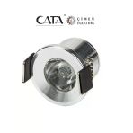 Cata Ct 5270 1 W Yıldız Led Spot Satin Kasa 3200K Gün Işığı Teşhir Vitrin