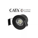 Cata Ct 5270 Cata 1,5W Led Spot Siyah Kasa 3200K Gün Işığı