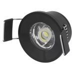 Cata Ct 5270 Yıldız 1.5W Sıva Altı Led Spot Siyah Kasa Beyaz Işık 6400K Teşhir Vitrin