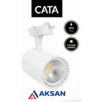 Cata CT-5333 Babil Cob LED Ray Spot Lamba 30W Beyaz Işık ve Gün Işığı Beyaz Kasa (Monofaze Uyumlu) (Raysız) - 3200K - Gün Işığı