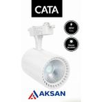 Cata CT-5333 Babil Cob LED Ray Spot Lamba 30W Beyaz Işık ve Gün Işığı Beyaz Kasa (Monofaze Uyumlu) (Raysız) - 6400K - Beyaz