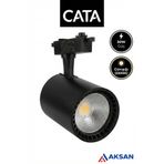 Cata CT-5334 Babil COB LED Ray Spot Lamba 30W Günışığı Siyah (Monofaze Uyumlu) (Raysız)