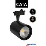 Cata CT-5334 Babil Cob LED Ray Spot Lamba 30W Siyah Kasa (Gün Işığı / Naturel / Beyaz Işık ) (Monofaze Uyumlu) (Raysız) - SİYAH KASA - 4000K - Nature