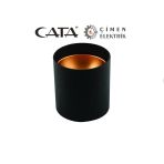 Cata Ct 5421 Siyah Bakır Dekoratif Spot Kasa Gu-10 Duy Vitrin