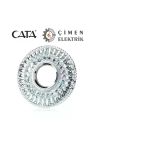 Cata Ct 6583 Hanımeli Led Çerçeveli Günışığı Kristal Cam Spot Kasa - Priz Ve Anahtar İçin Uyumlu Çerçeve Vitrin