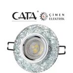 Cata Ct 6598 Kristal Cam Spot Kasası Vitrin