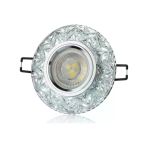 Cata Ct-6598 Sim Kristal Cam Spot 7 Watt Beyaz Işık Led Ampullü Takım Led Efektli Beyaz Işık Led 7 Watt Diğer