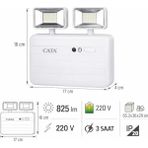 Cata ( CT-9171 ) Nil Ledli Işıldak | 2x5W | 3 Saat Pil Ömrü | 220V Şarjlı | IP20