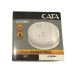 Cata CT-9451 85 Desibel Hassas Algılamalı Pilli Duman Dedektörü (8 Adet)