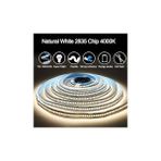 Cata LED Şerit 5 Metre 240 LED/m 4000K Doğal Beyaz SMD 2835 12V DC Kendinden Yapışkanlı IP20
