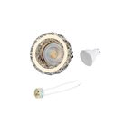 Cata Melinda Cam Spot Çerçeve Takımı Ct-6640 (günışığı ampul+gu10duy)