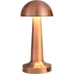 Cata Metalik CT-8430 Lizbon Şarjlı Masa Lambası Kablosuz-Pilli E14 Metal 34 x 48 - Altın