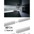 Cata Mutfak Tezgah Aydınlatma 60cm Beyaz Işık 10w Beyaz
