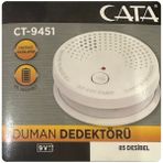 Cata Pilli Duman Dedektörü Hassas Algılamalı - Beyaz
