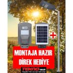 Cata Solar Bahçe Aydınlatma Lambası 60W + 3m. Lamba Direği