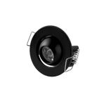Cata Ufo 1,5 Watt Sıva Altı Siyah Kasa Yuvarlak Hareketli LED Spot 80 Lümen CT-5268S