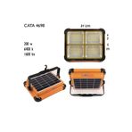 Cata Unichrome Güneş Enerjili Solar 200w Watt Led Projektör Taşınabilir Sarı Beyaz Ve Çakar Işık Lamba
