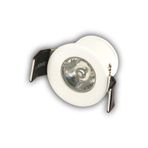 Cata Yıldız 1,5 Watt Sıva Altı Beyaz Kasa Yuvarlak LED Spot 80 Lümen CT-5270
