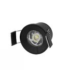 Cata Yıldız 1,5 Watt Sıva Altı Siyah Kasa Yuvarlak LED Spot 80 Lümen CT-5270SYH Günışığı