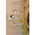 Catchme Duvar Rafı Kitaplık Mutfak Banyo Yaşam Alanı 3 Lü Set 15x40 Cm