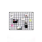 Catchme Metal Fotoğraf Askısı Tel Pano Siyah 55x75 - 2 Adet Mini Mandal Ve 2 Adet Montaj Çivisi Hediye