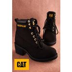 Caterpillar Black Leather Kadın Bot & Bootie CAT0111083401