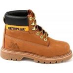 Caterpillar CAT Sundance Nubuk Deri Tarçın Bot Postal Ayakkabı Kısa Dolgu Topuklu Model - Sarı