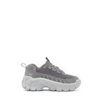 Caterpillar Erkek Gri Intruder Essential Bağcıklı Kalın Tabanlı Spor Ayakkabı, Hakiki Deri Sneaker 015M101412