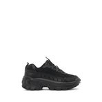 Caterpillar Erkek Siyah Intruder Essential Bağcıklı Kalın Tabanlı Spor Ayakkabı, Hakiki Deri Sneaker 015M101412