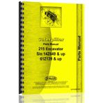 Caterpillar Excavator Parts Manual (CT-P-215EX14Z+)