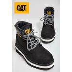 Caterpillar Mimicry Black Nubuk Kadın Bot