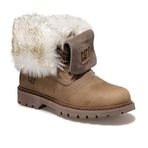Caterpillar Utah Fur Kadın Bot-Kahverengi-39 39 EU