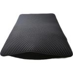 Cateva 142 x 113 cm Siyah Çift Taraflı Su Geçirmez Elekli Kedi Kumu Paspası