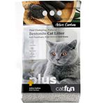 Catfun Plus 5 lt Aktif Karbonlu Doğal Bentonit Hızlı Topaklaşan Kedi Kumu