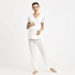 Catherine’s Maternity Lohusa Pijama Takımı - Ekru - 2XL