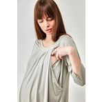 Catherine's Yumuşak Dokulu Hamile Pijama Takımı- 893